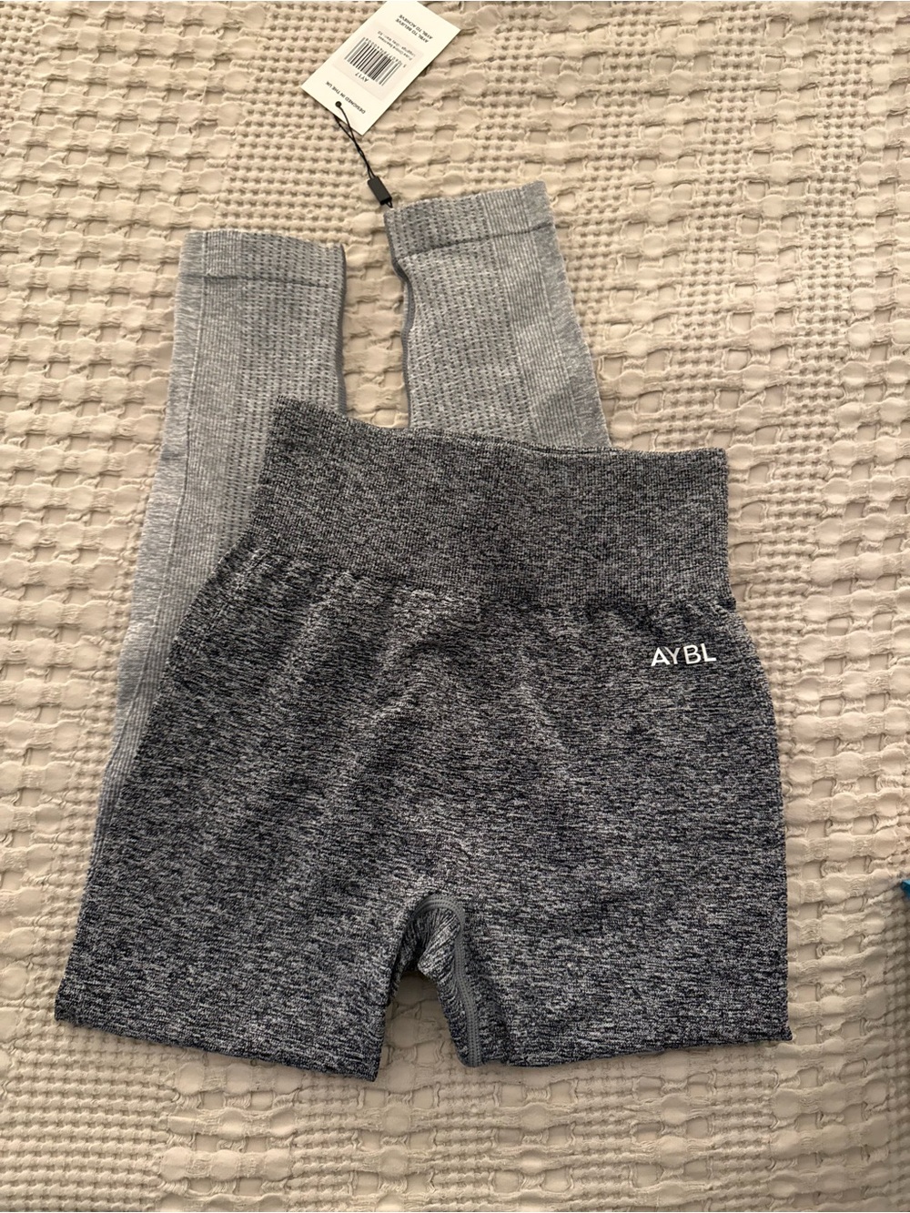 AYBL Dark Heather Gray Seamless High-Waist leggings